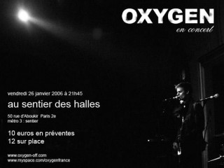 Oxygen en concert au Sentier des Halles