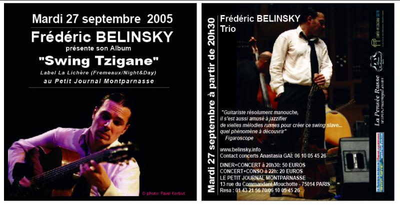 Frédéric Belinsky Trio