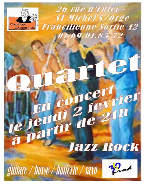 Quartet - Concert Jazz à la Taverne