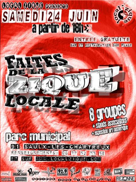 Flyer Faîtes de la Zique Locale - 2ème Edition
