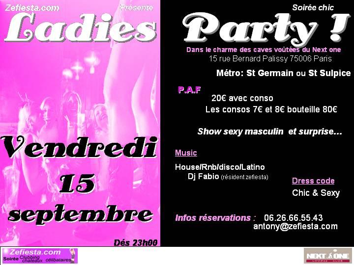 Ladies Party ! soirée chic