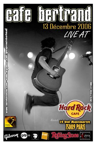 Café Bertrand revient au Hard Rock Café !