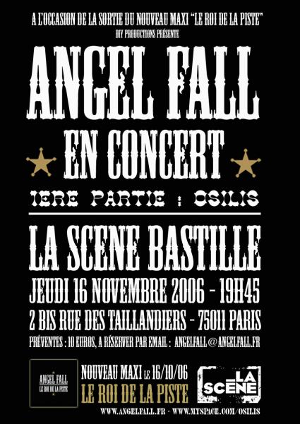ANGEL FALL en concert - Sortie d'album