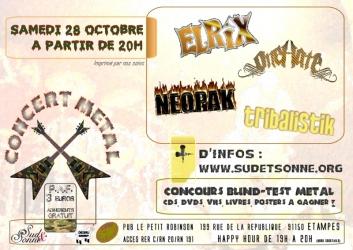 Concert Metal 4 groupes + concours