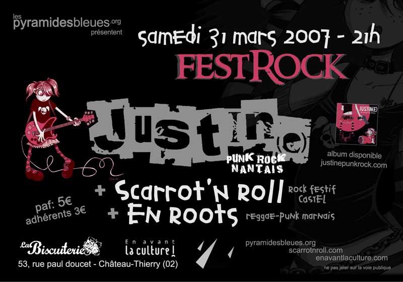 Fest'rock: concert punk-rock avec justin(e)
