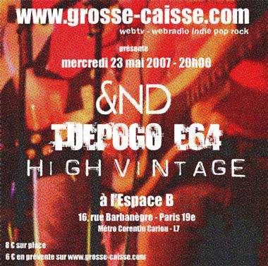 &ND (electro/post-punk) au FEST.GROSSE CAISSE (radio-webtv) mercr23/05 à l'Espace-B