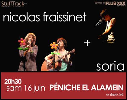 SORIA + N. FRAISSINET A LA PENICHE EL ALAMEIN !
