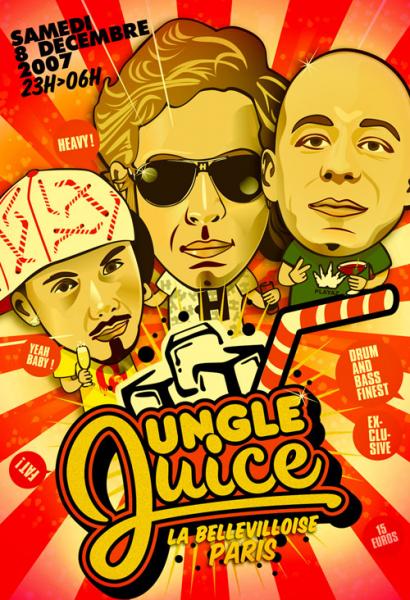 JUNGLE JUICE Exclusive #01 « Drum and Bass Quintessence » avec LOGISTICS, CRISSY CRISS, DJ PASCAL…