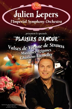 Julien LEPERS et l’Impérial Symphony Orchestra dans « Plaisir d’Amour »