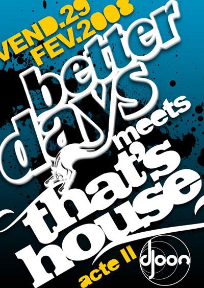 Better Days Meets That's House Act II