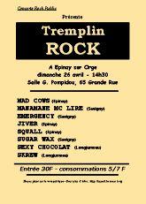 Flyer Tremplin Rock AD'HOC - 2e Edition