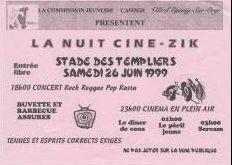 Flyer La Nuit Ciné-Zik