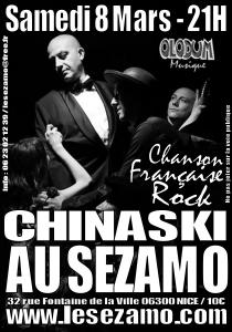 CHINASKI (Nouvel album)
Chanson française alternative Pop Rock...