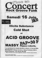 Flyer Concert AD'HOC - Rock/Groove/Funk