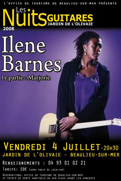 Ilène Barnes aux Nuits guitares 2008 à beaulieu-sur-Mer