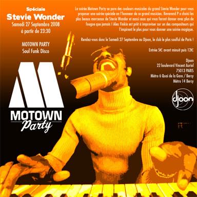 Motown Party - Spéciale Stevie Wonder