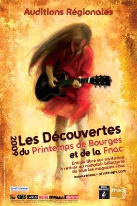 Auditions Régionales "Les Découvertes du Printemps de Bourges et de la Fnac"