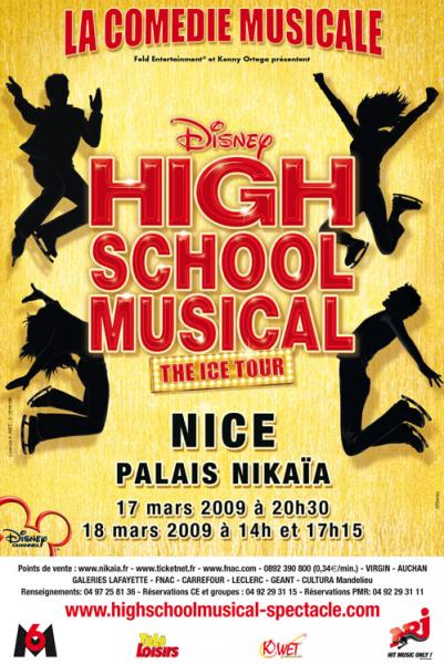 High School Musical - The Ice Tour au Palais Nikaïa à Nice