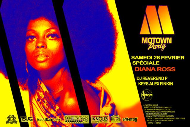 Motown Party - spéciale Diana Ross @ Djoon