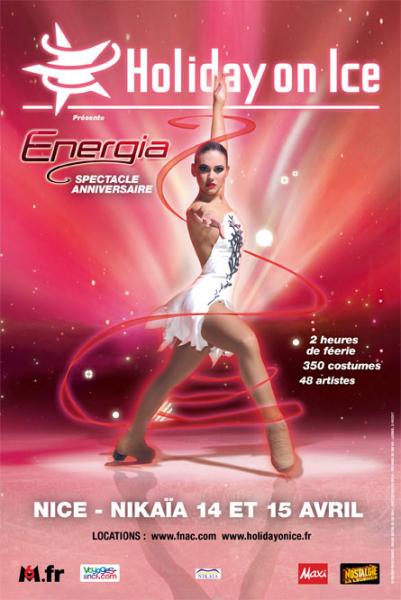 Holiday On Ice,nouveau spectacle Energia au Palais Nikaïa à Nice