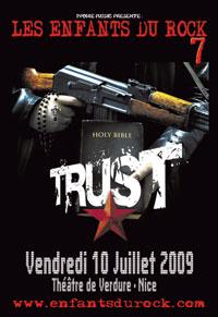 Trust aux Enfants du Rock 7 - Vendredi 10 Juillet à Nice à 20h