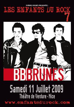 BB Brunes aux Enfants du Rock 7 - Samedi 11 Juillet à Nice
