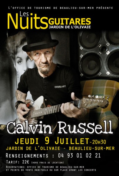 Calvin Russell aux Nuits Guitares 2009 de Beaulieu sur Mer


