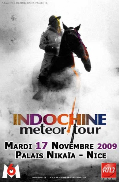 Indochine en concert au Palais Nikaïa le Mardi 17 Novembre 2009