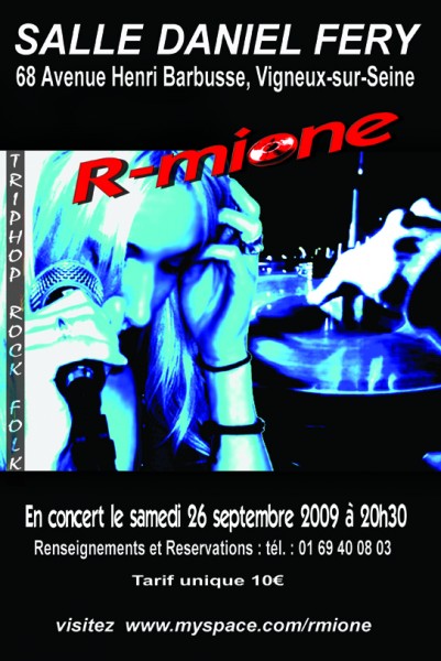 Concert de R-mione à Vigneux sur seine