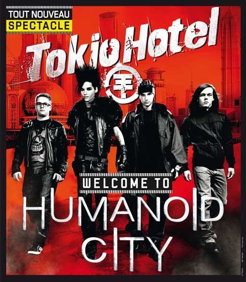 Tokio Hotel Humanoid City Tour lundi 22 mars 2010 au Palais Nikaia à 19h30