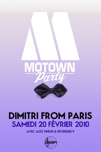 Motown Party reçoit DIMITRI FROM PARIS