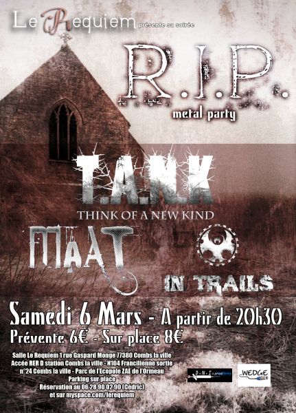 Concer R.I.P Metal Party