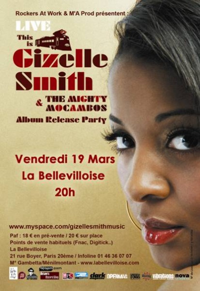 Concert GIZELLE SMITH & The Mighty Mocambos