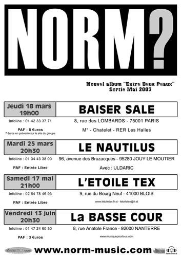 NORM? - Concert