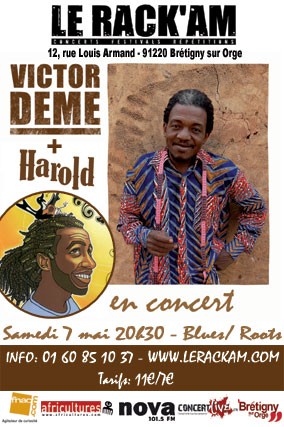 VICTOR DéMé + Harold en concert au Rack'am