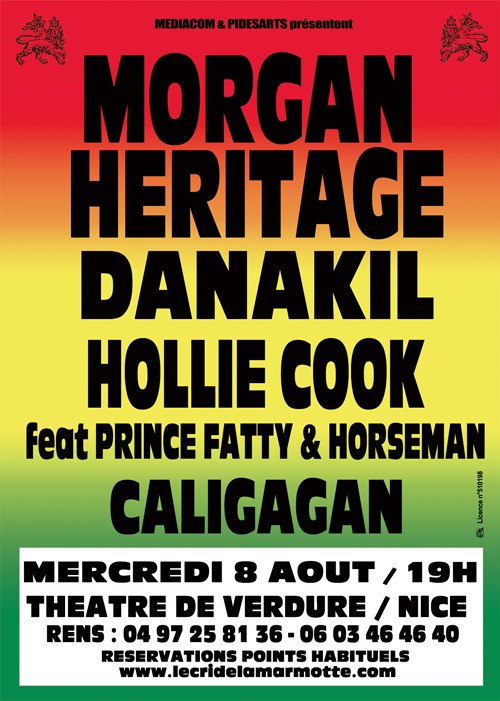 Morgan Heritage > Danakil // Mercredi 8 Août // Théâtre De Verdure – NICE