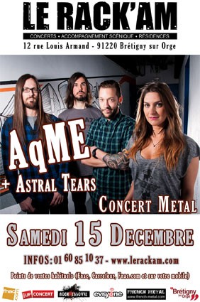 AqME + Astral Tears @ LE RACK'AM