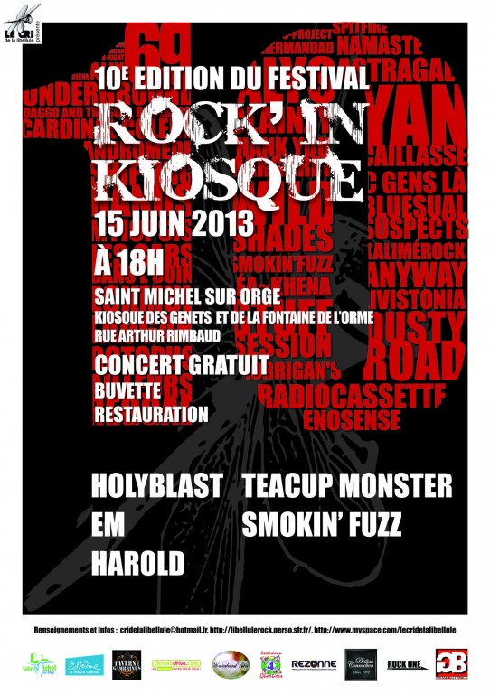 Festival Rock'in Kiosque 10ème édition