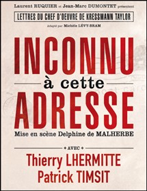 Thierry Lhermitte & Patrick Timsit - Inconnu à cette adresse / le 25&26 octobre 2013 / Palais de la Méditerranée - Nice