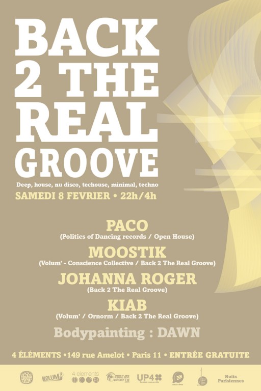 BACK 2 THE REAL GROOVE # guest PACO (Politics of Dancing / Open House)