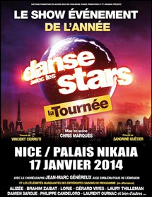Danse avec les Stars à Nice le 17 Janvier 2014