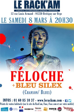 Féloche & Bleu Silex en concert au Rack'am