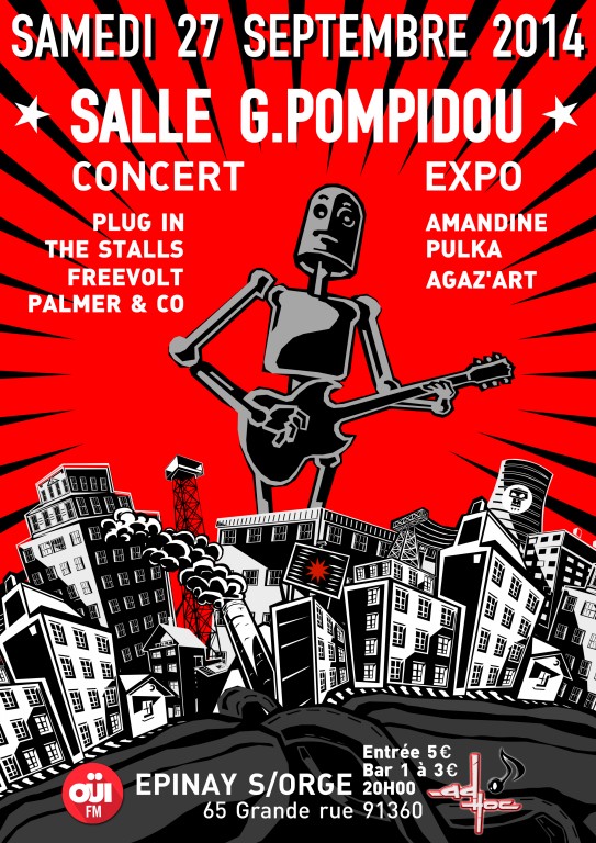 Flyer Concert/Expo AD'HOC
