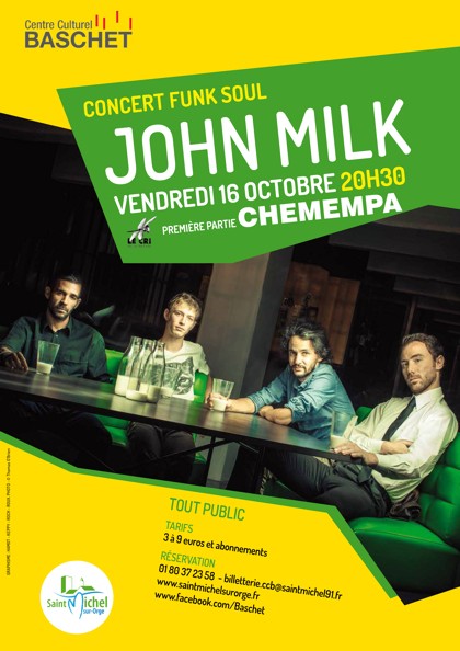 Concert John Milk / Chemempa