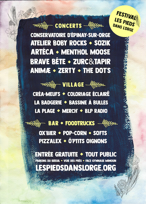 Festival Les Pieds dans l’Orge samedi 23 mai 2023 à Épinay-sur-Orge