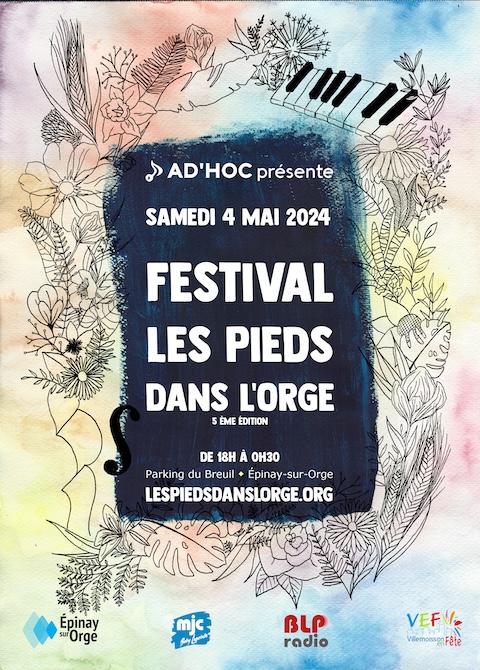 Festival Les Pieds dans l’Orge samedi 4 mai 2024 à Épinay-sur-Orge